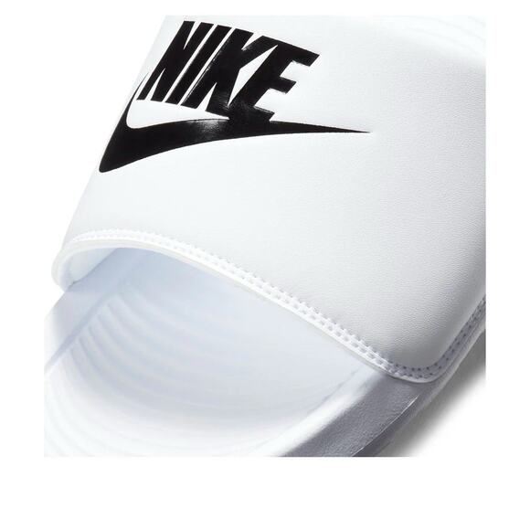 NEW Nike Victori One Slide White Black CN9675-100 Men’s Size 12 - Picture 6 of 7